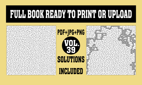 Elevate Your KDP Maze Book Production with a Complete Interior Bundle