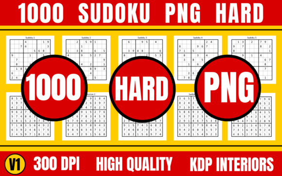 Evaluating the 1000 Hard Sudoku Bundle for Adults and High Quality PNG Bundle