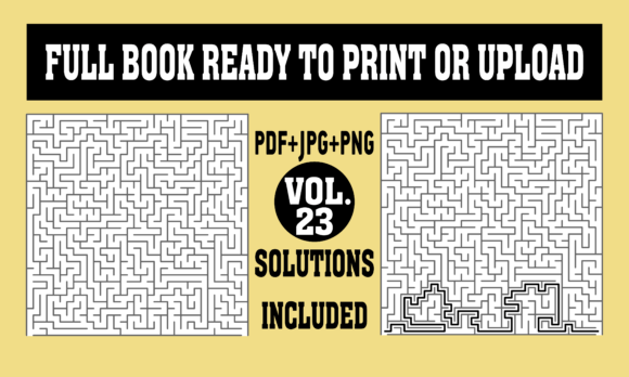 KDP Interior Mazes with Solutions 23: A Toolkit for Diverse Projects