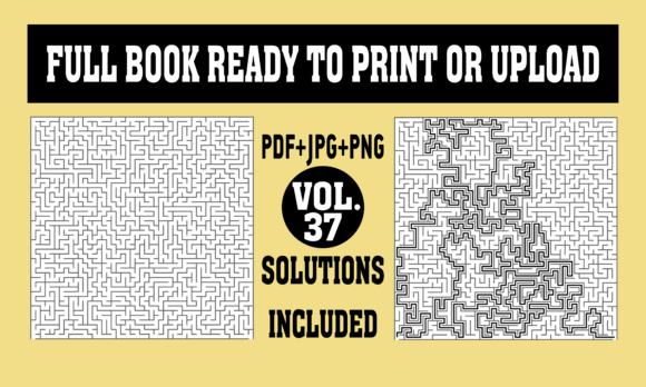 Navigating Creative Projects with KDP Interior Mazes with Solutions 37