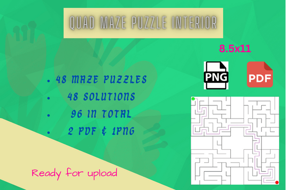 Quad Mazes: A Unique Puzzle Format for Activity Books