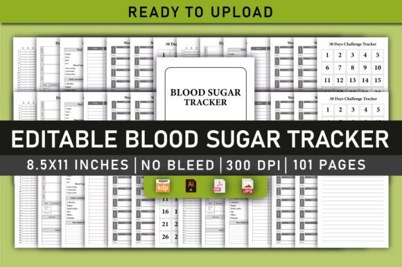 Take Control with an Editable Blood Sugar Tracker for KDP