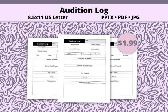 The Audition Log Book: Your Definitive Organizer for Performance Tracking
