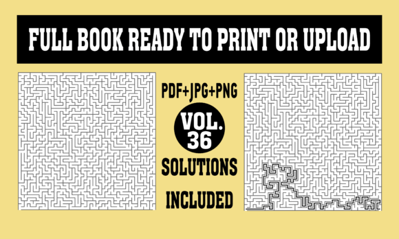 The KDP Interior Mazes with Solutions 36 Package: A Creator's Complete Toolkit