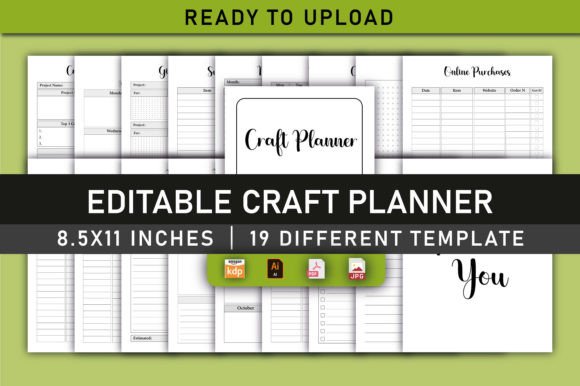 The Strategic Advantage of an Editable Craft Planner for KDP Interior