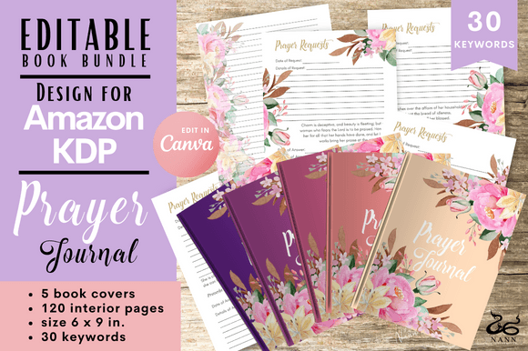 Your Complete Solution: An Editable Prayer Journal for Amazon KDP 3